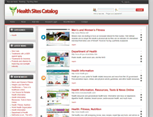 Tablet Screenshot of healthsitescatalog.com